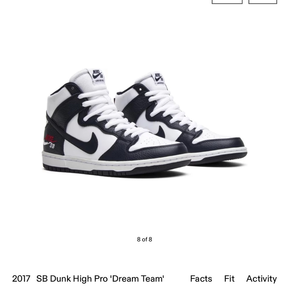 *PROMO SAMPLE* 2017 Nike SB Dunk High Pro Dream Team Future Court Obsidian M 9.5